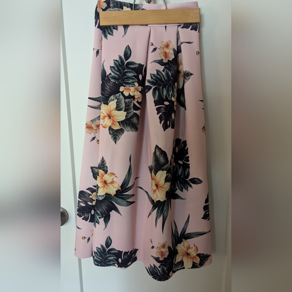 VINTAGE-STYLE HAWAIIAN PRINT CIRCLE SKIRT SIZE 18